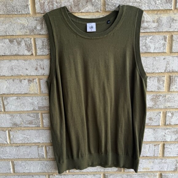 Cabi Pullover Sleeveless Sweater Vest Women's Size XL - Picture 1 of 7